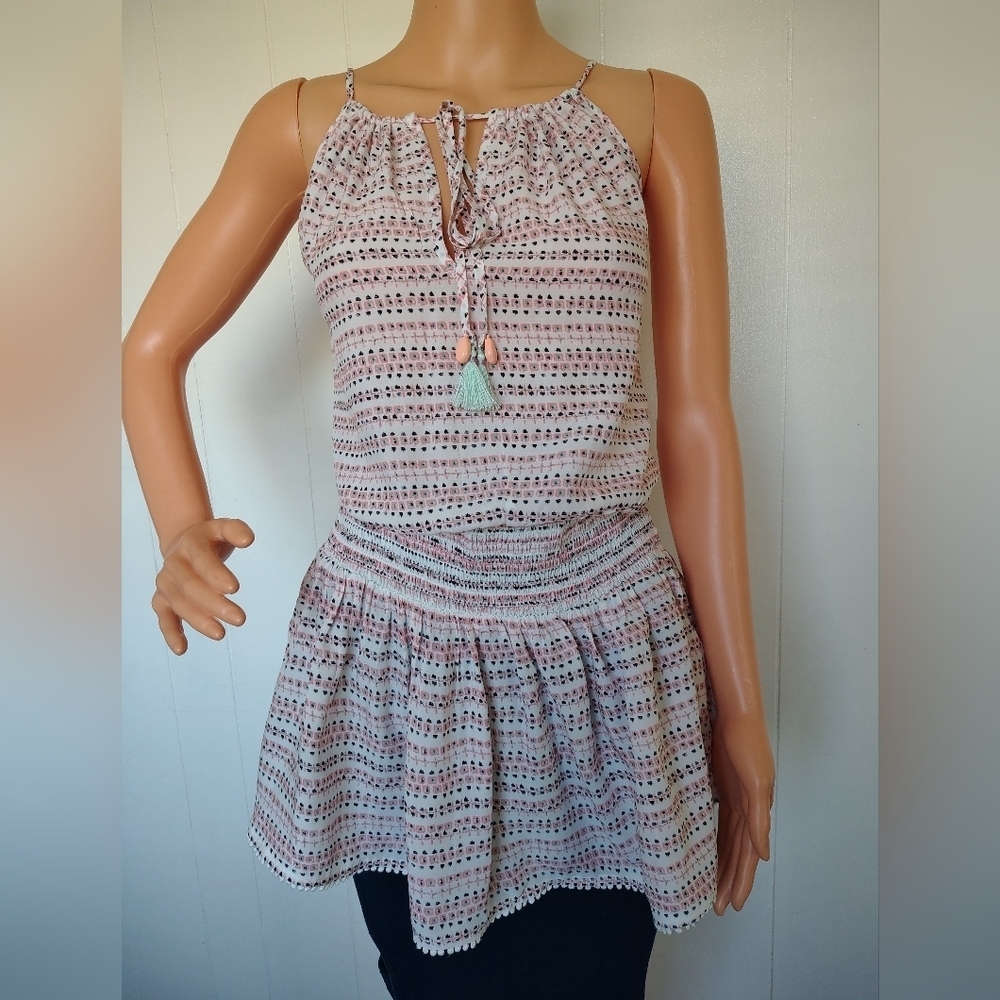 Victoria's Secret Pink Patterned Tank Top  Size S